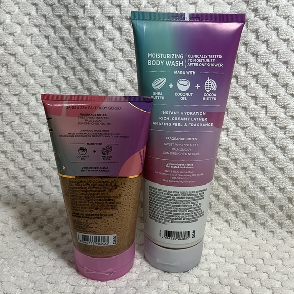 Bath and Body Works Pink Pineapple Sunrise Bundle - Picture 2 of 3